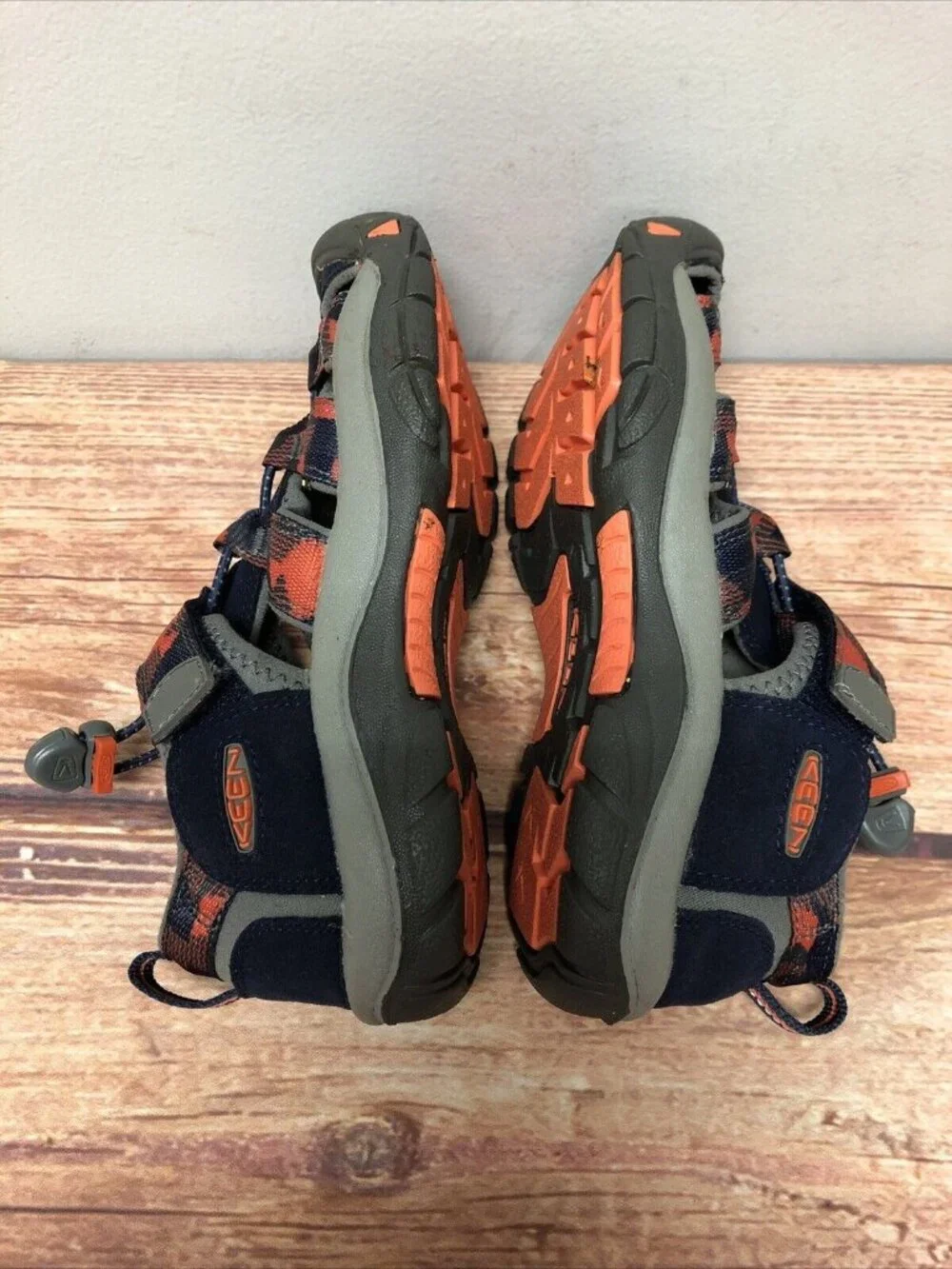 Keen Kids 4 /36 Newport H2 Waterproof Blue/Orange Hiking Sandals